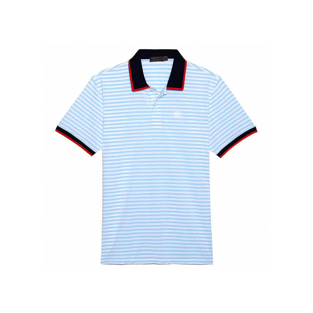 GreenRabbit Golf, G/Fore, G/FORE STAPLE STRIPE TECH JERSEY POLO SNOW, Shirt - GreenRabbit Golf GOLFFASHION & LIFESTYLE