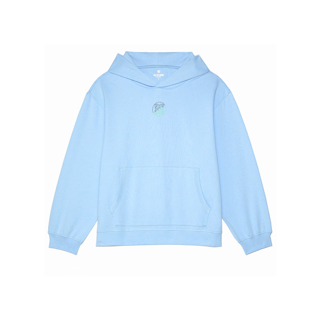 GreenRabbit Golf, G/Fore, G/FORE WORLDWIDE STATEMENT PULLOVER HOODIE SKY, Sweater - GreenRabbit Golf GOLFFASHION & LIFESTYLE