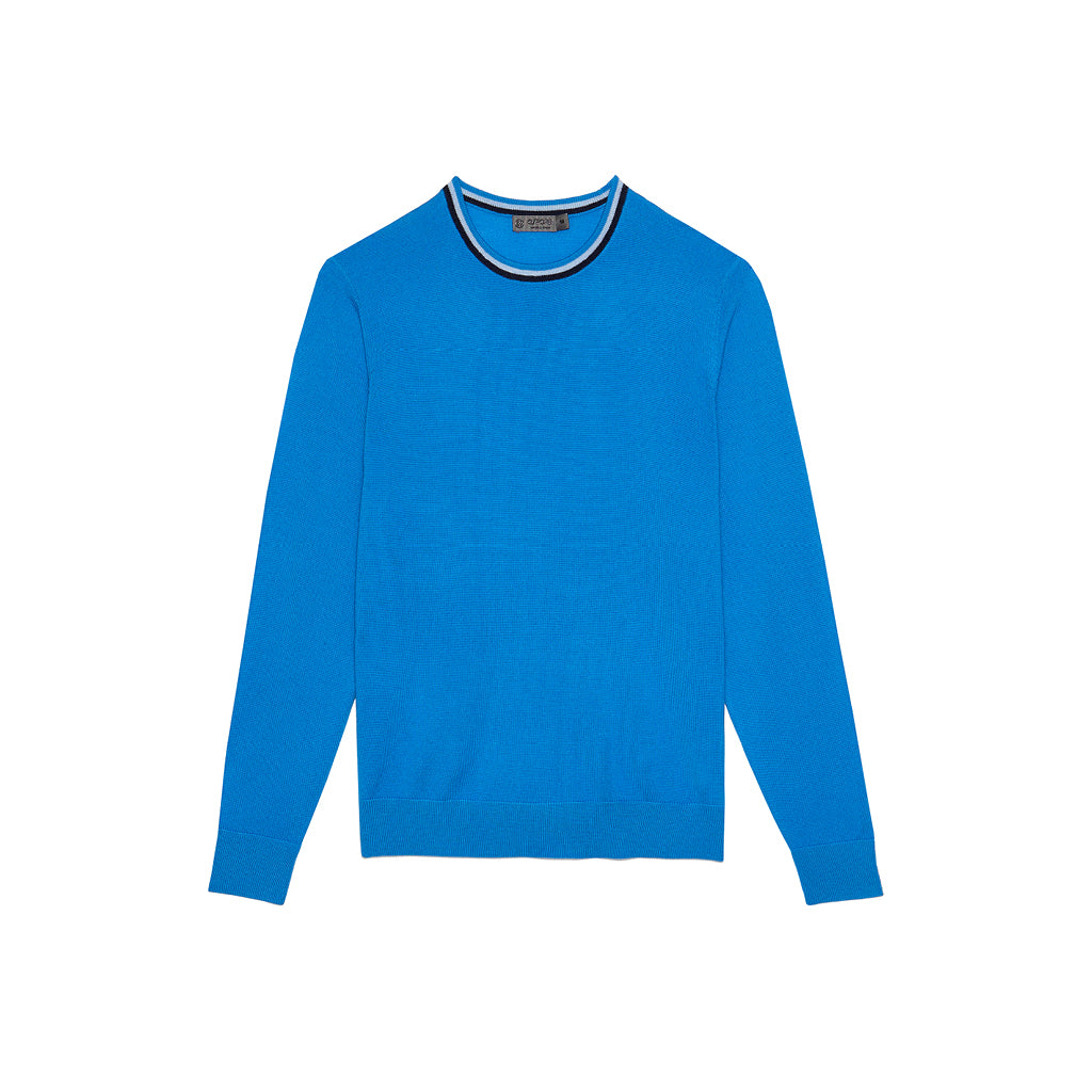 GreenRabbit Golf, G/Fore, G/FORE CREWNECK SWEATER CERULEAN, Sweater - GreenRabbit Golf GOLFFASHION & LIFESTYLE