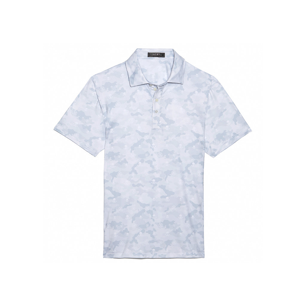 GreenRabbit Golf, G/Fore, G/FORE ICON CAMO PRINTED POLO SNOW, Shirt - GreenRabbit Golf GOLFFASHION & LIFESTYLE