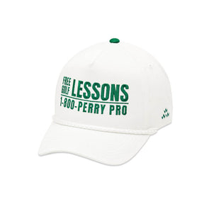 GreenRabbit Golf, Birds of Condor, PERRY PRO Snapback Curvies White, Cap - GreenRabbit Golf GOLFFASHION & LIFESTYLE