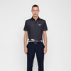 GreenRabbit Golf, J. Lindeberg, M Nash Reg Fit TX Jaquard JL Navy / White, Shirt - GreenRabbit Golf GOLFFASHION & LIFESTYLE