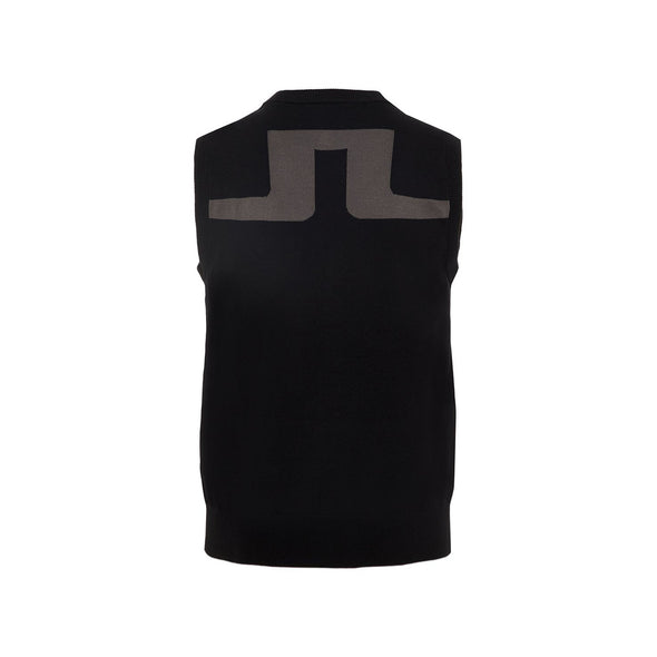 GreenRabbit Golf, J. Lindeberg, M Edmund Archived Pima Cotton Black, Pullunder - GreenRabbit Golf GOLFFASHION & LIFESTYLE