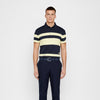 GreenRabbit Golf, J. Lindeberg, M Malte Reg Fit Club Pique Still Yellow / JL Navy, Shirt - GreenRabbit Golf GOLFFASHION & LIFESTYLE