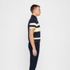 GreenRabbit Golf, J. Lindeberg, M Malte Reg Fit Club Pique Still Yellow / JL Navy, Shirt - GreenRabbit Golf GOLFFASHION & LIFESTYLE