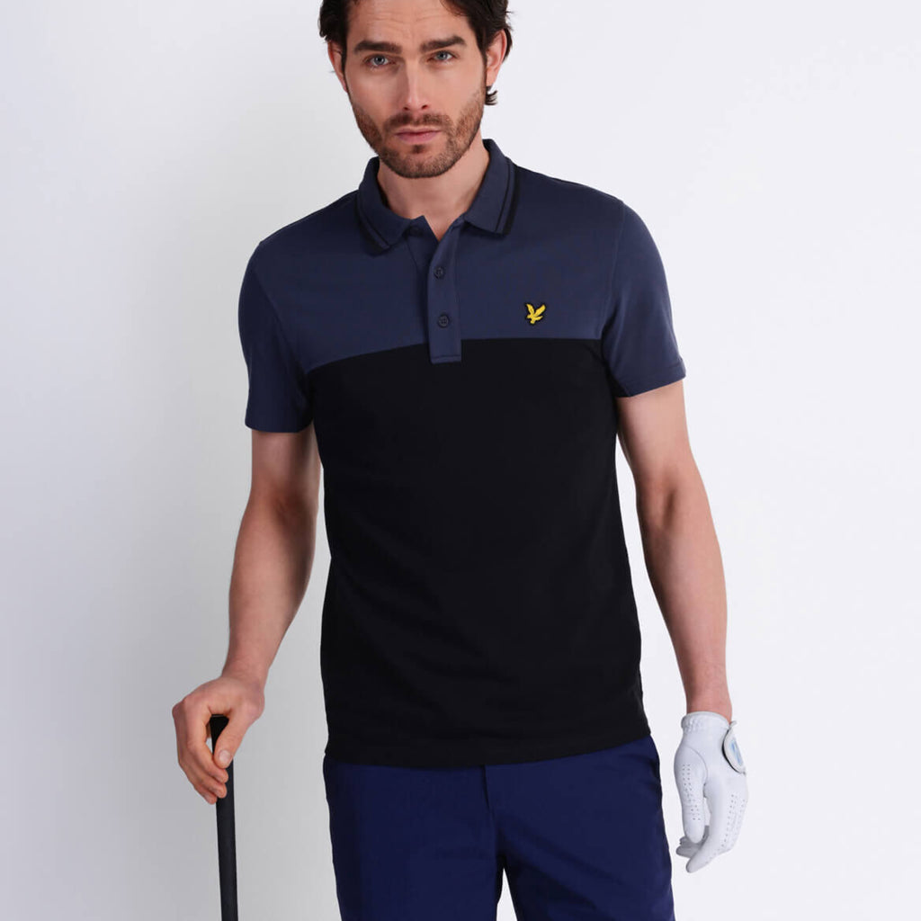 GreenRabbit Golf, Lyle & Scott, Kendal Polo True Black, Shirt - GreenRabbit Golf GOLFFASHION & LIFESTYLE