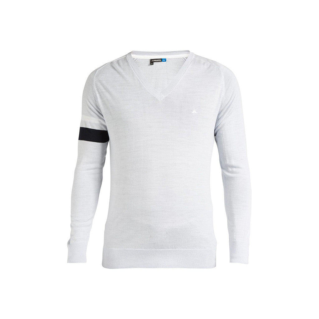 GreenRabbit Golf, J. Lindeberg, Kristoffer Sweater Merino Stone Grey, Sweater - GreenRabbit Golf GOLFFASHION & LIFESTYLE