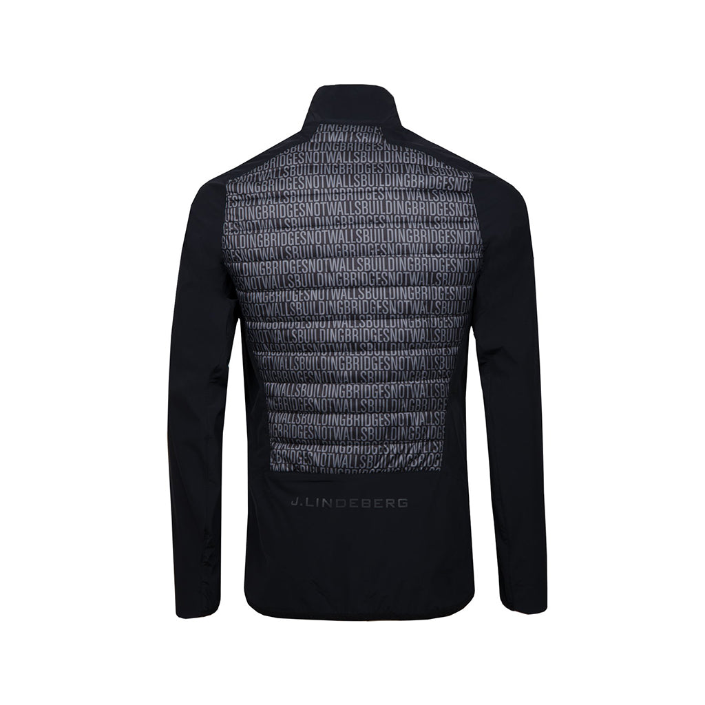 GreenRabbit Golf, J. Lindeberg, Hybrid Jacket Lux Softshell Building Bridges Print, Jacket - GreenRabbit Golf GOLFFASHION & LIFESTYLE