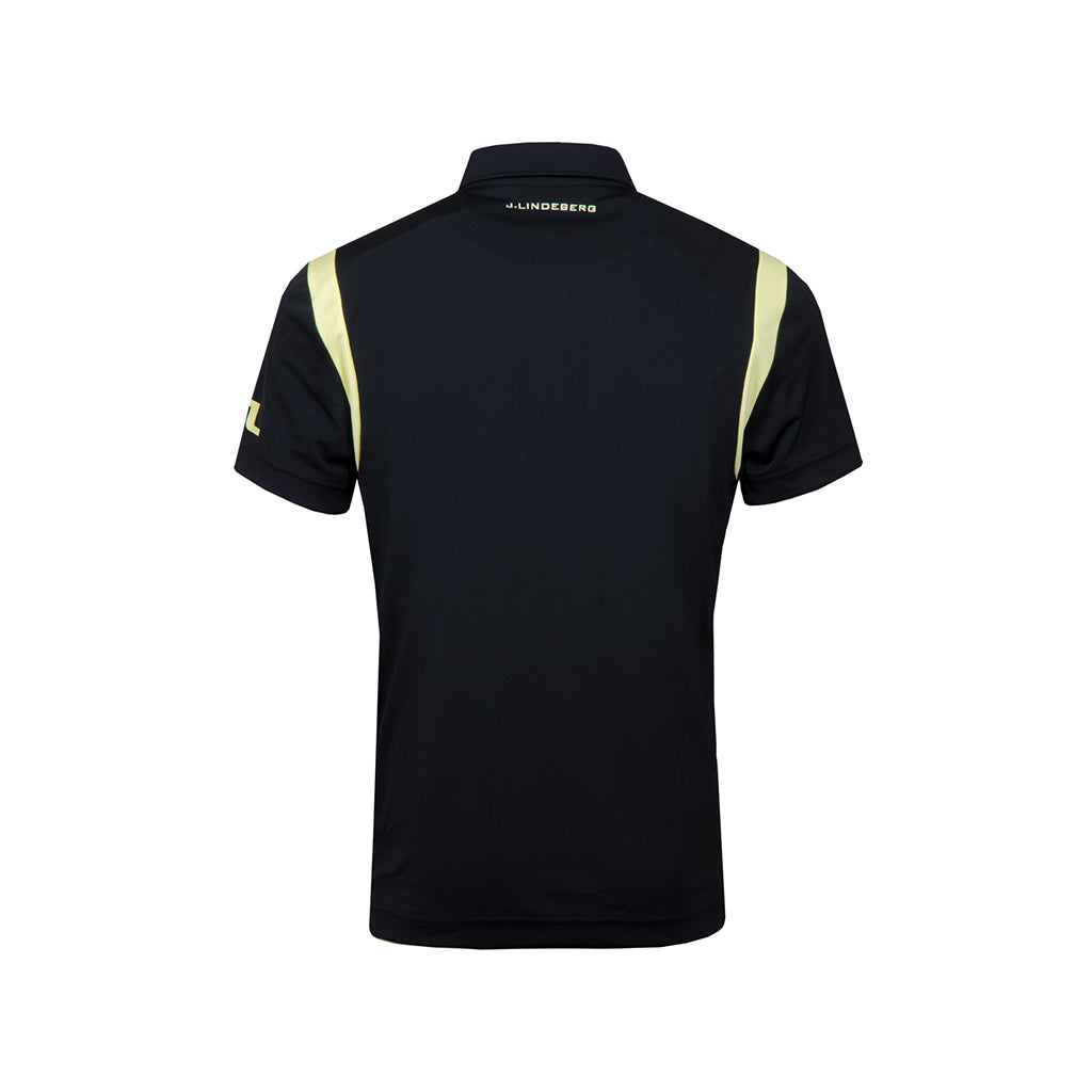 GreenRabbit Golf, J. Lindeberg, Dolph Slim TX Jersey Black, Shirt - GreenRabbit Golf GOLFFASHION & LIFESTYLE