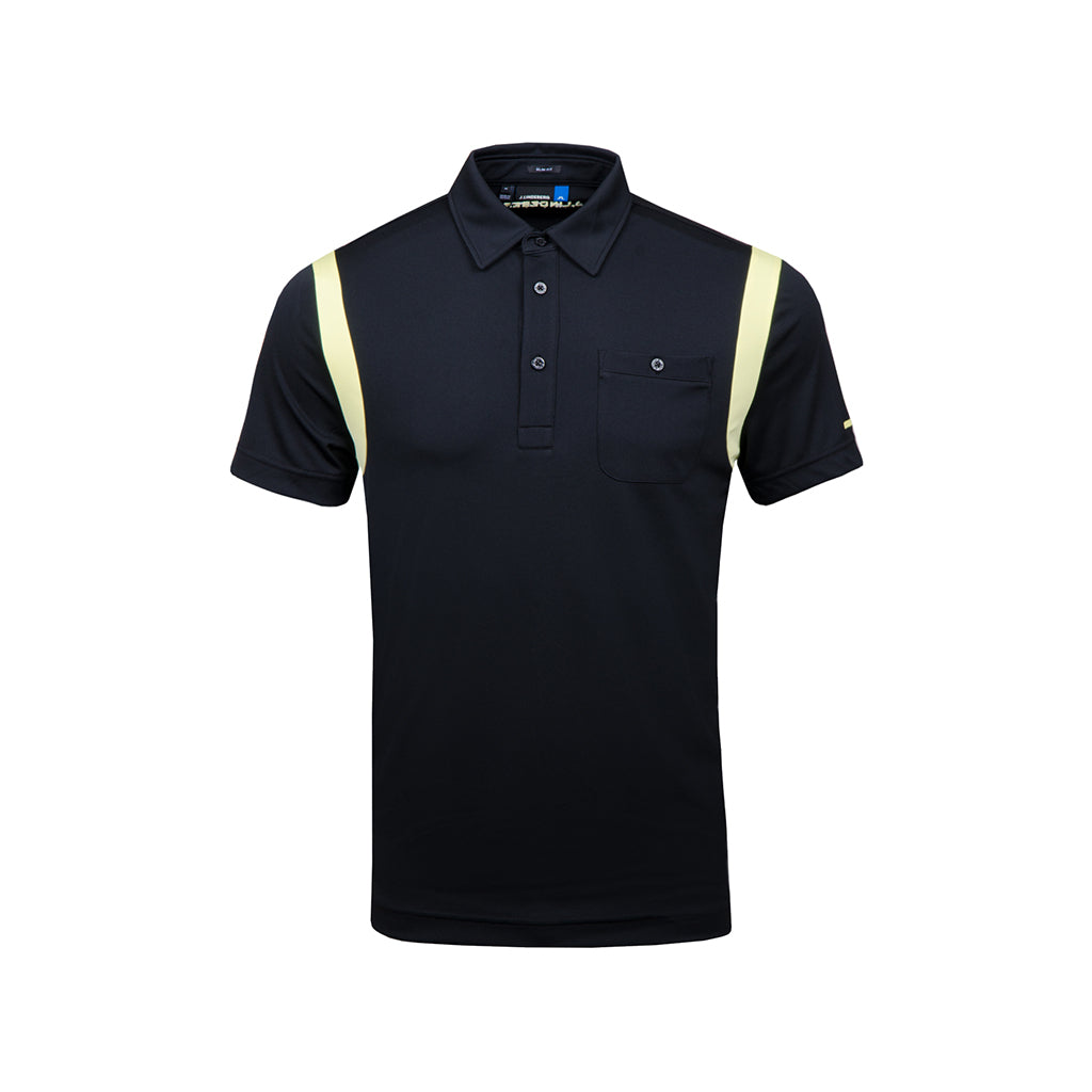 GreenRabbit Golf, J. Lindeberg, Dolph Slim TX Jersey Black, Shirt - GreenRabbit Golf GOLFFASHION & LIFESTYLE