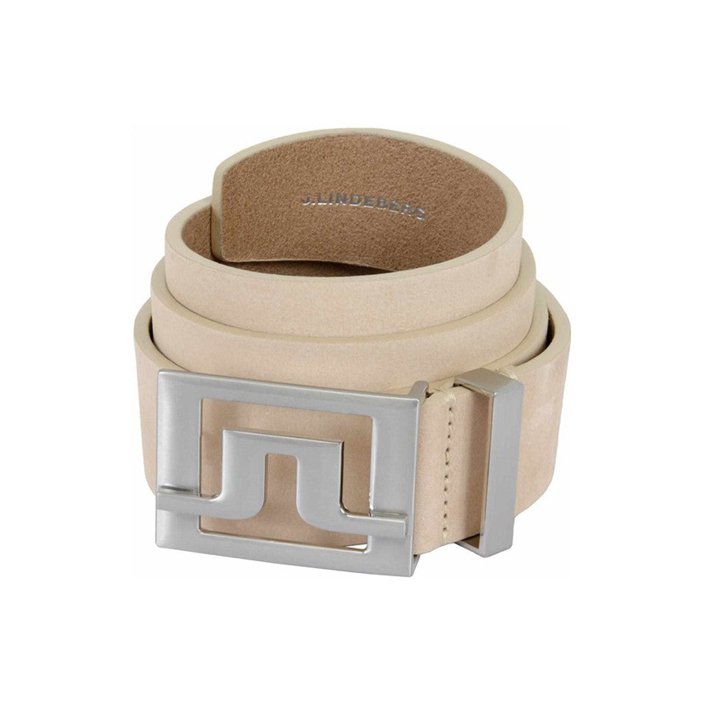 GreenRabbit Golf, J. Lindeberg, Slater 40 2.0 Brushed Leather Beige, Belt - GreenRabbit Golf GOLFFASHION & LIFESTYLE